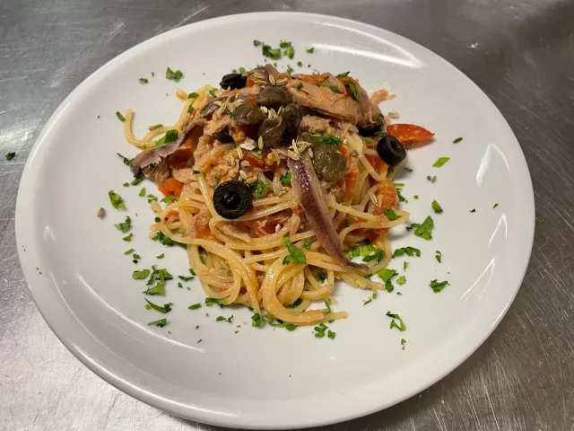 spaghetti alla messinese