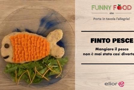 funny food finto pesce