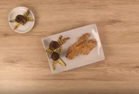 Funny Food Elior roselline di merluzzo Funny Food Elior roselline di merluzzo