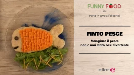 funny food finto pesce